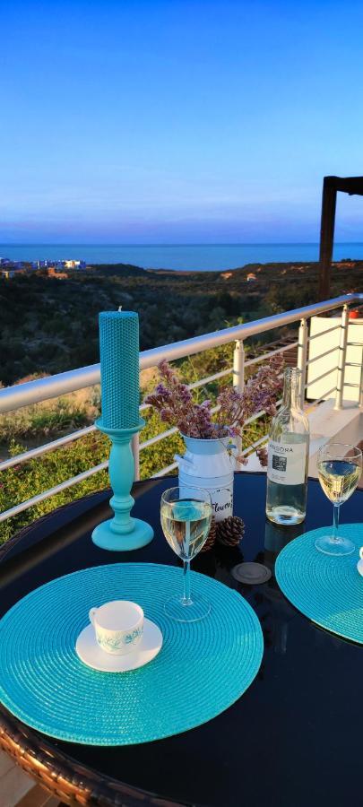 The Seaterra Reserve Penthouse With Mountains&Seaviews And Rooftop Terrace Akanthou Exterior foto
